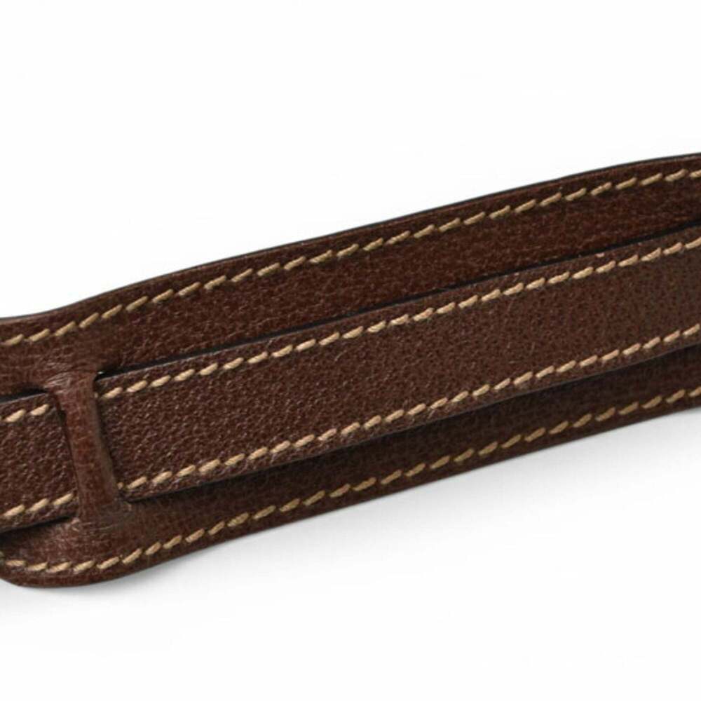 GUCCI Brown Leather Bamboo Vanity Bag - Picture 11 of 16